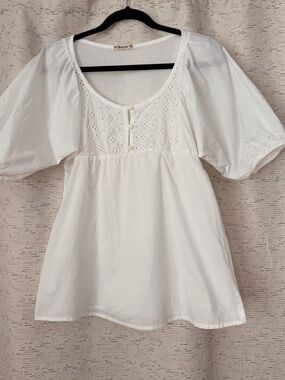 Forever White Cotton Tunic